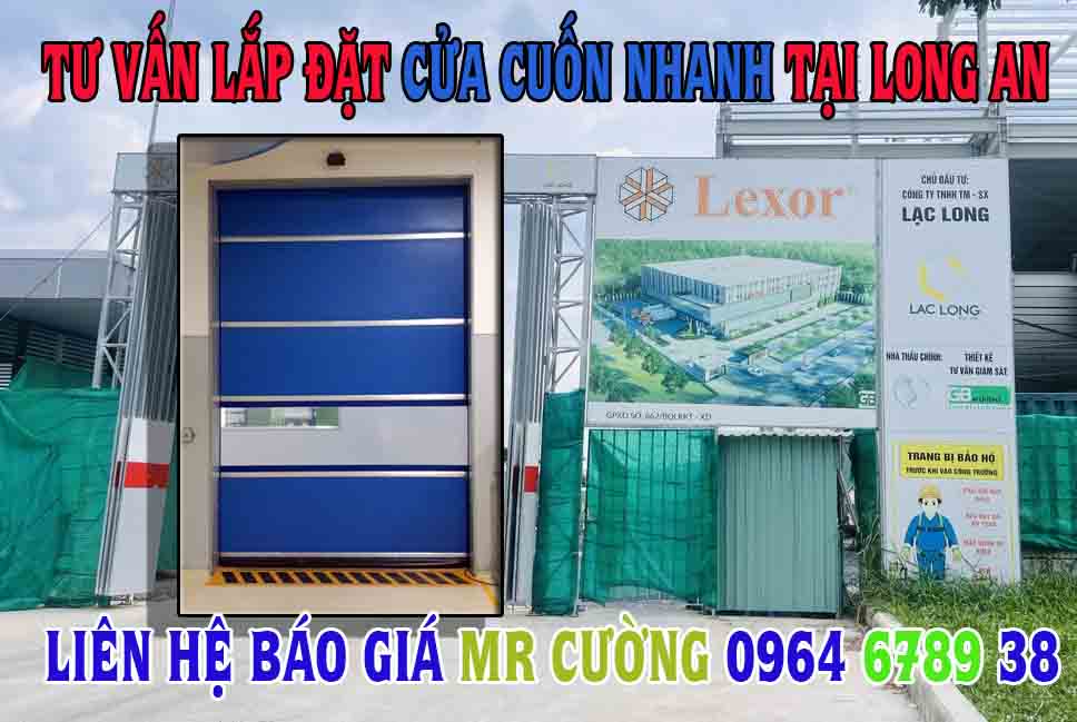 Tư vấn báo giá cửa cuốn nhanh long an